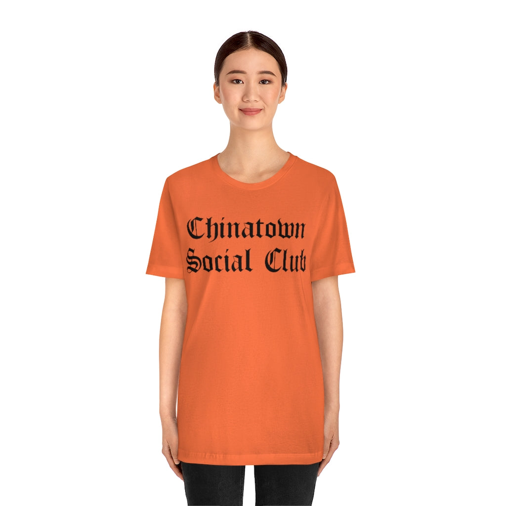 Chinatown Social Club Unisex Jersey Short Sleeve Tee