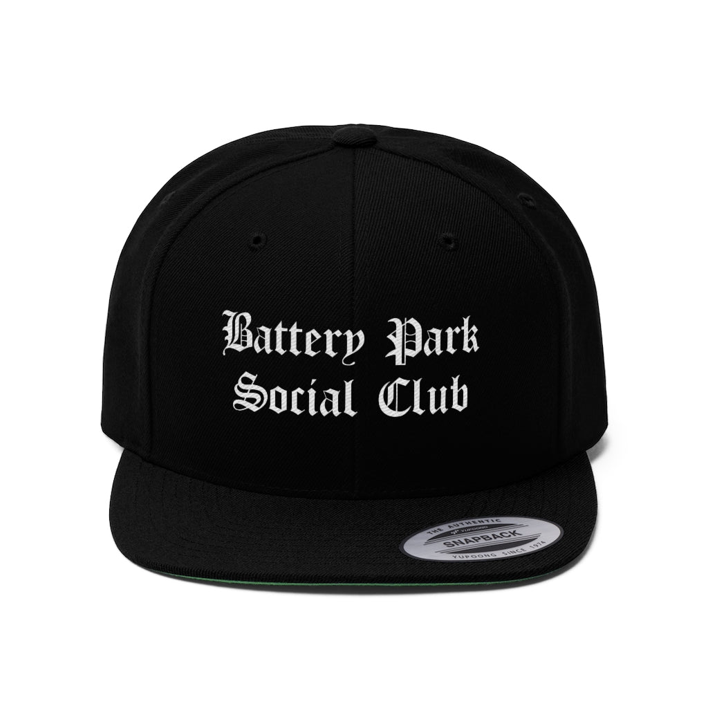 Battery Park Social Club Unisex Flat Bill Hat