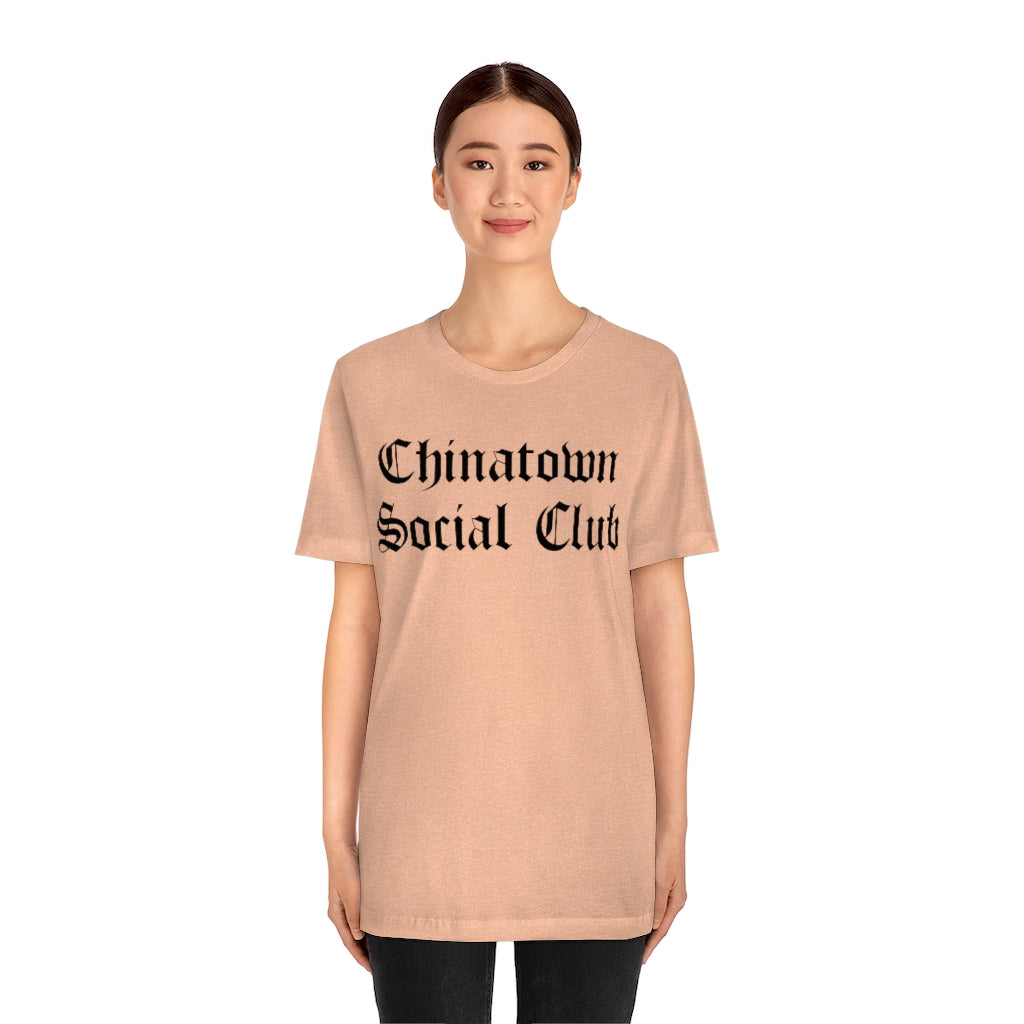 Chinatown Social Club Unisex Jersey Short Sleeve Tee