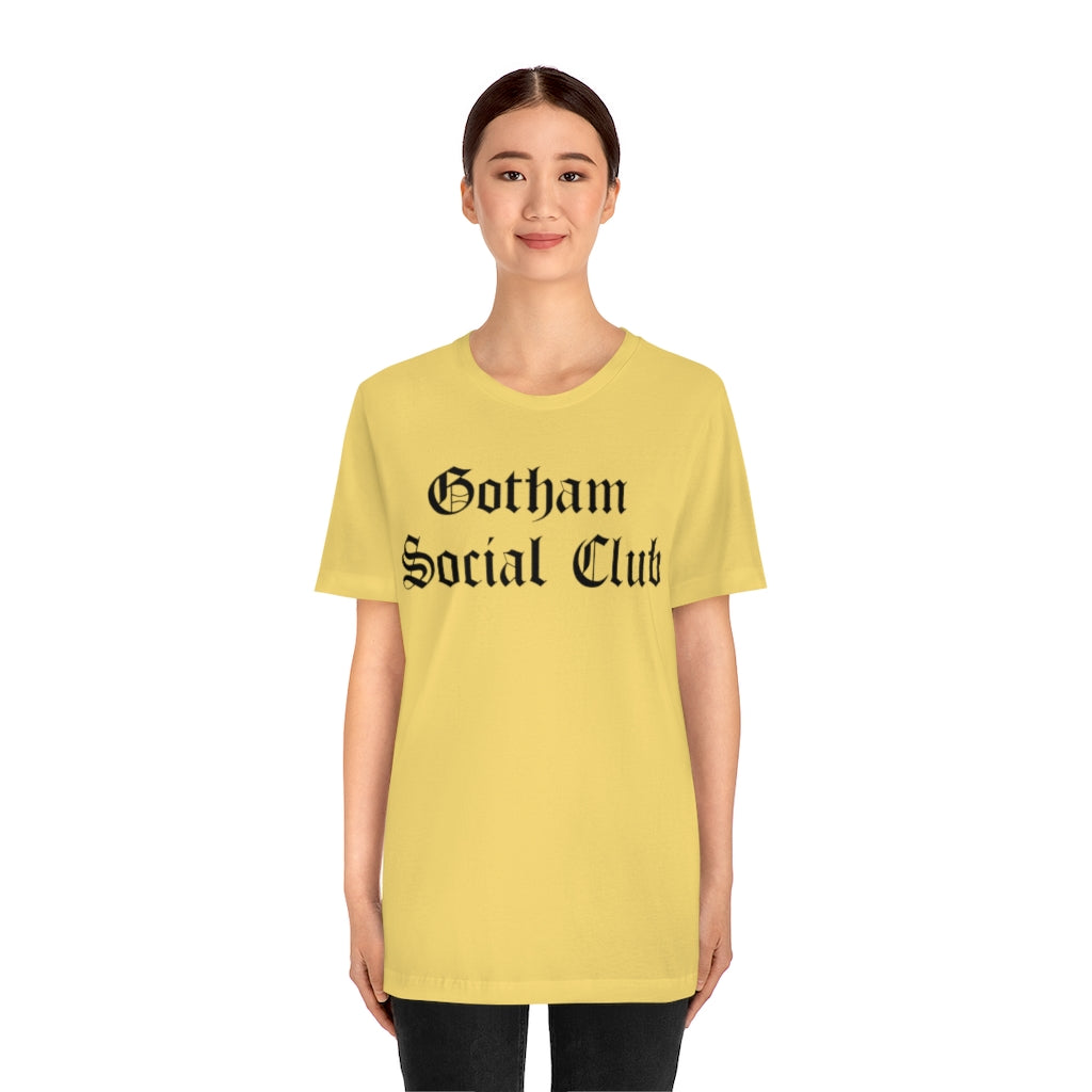 Gotham Social Club Unisex Jersey Short Sleeve Tee