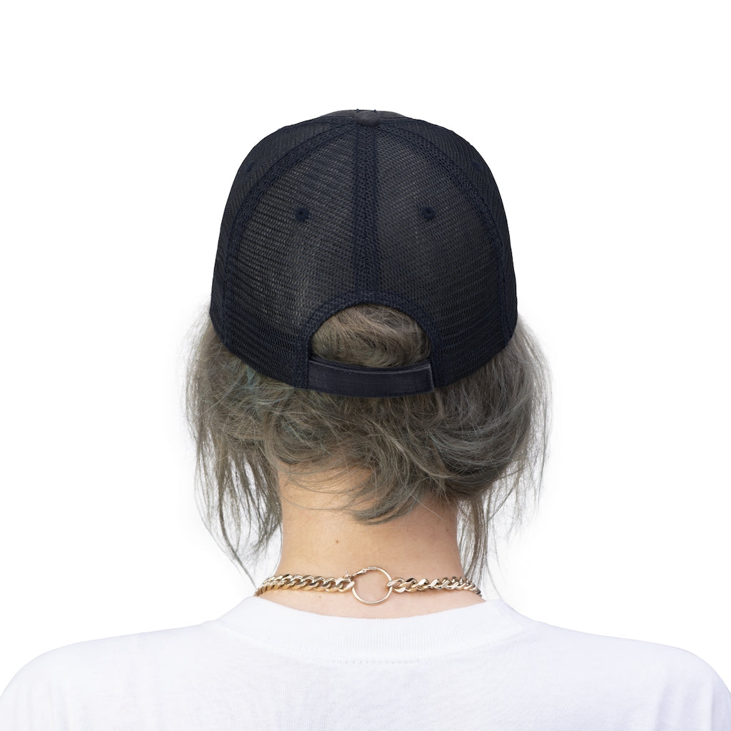 Little Italy Script Logo Vintage Look Unisex Trucker Hat