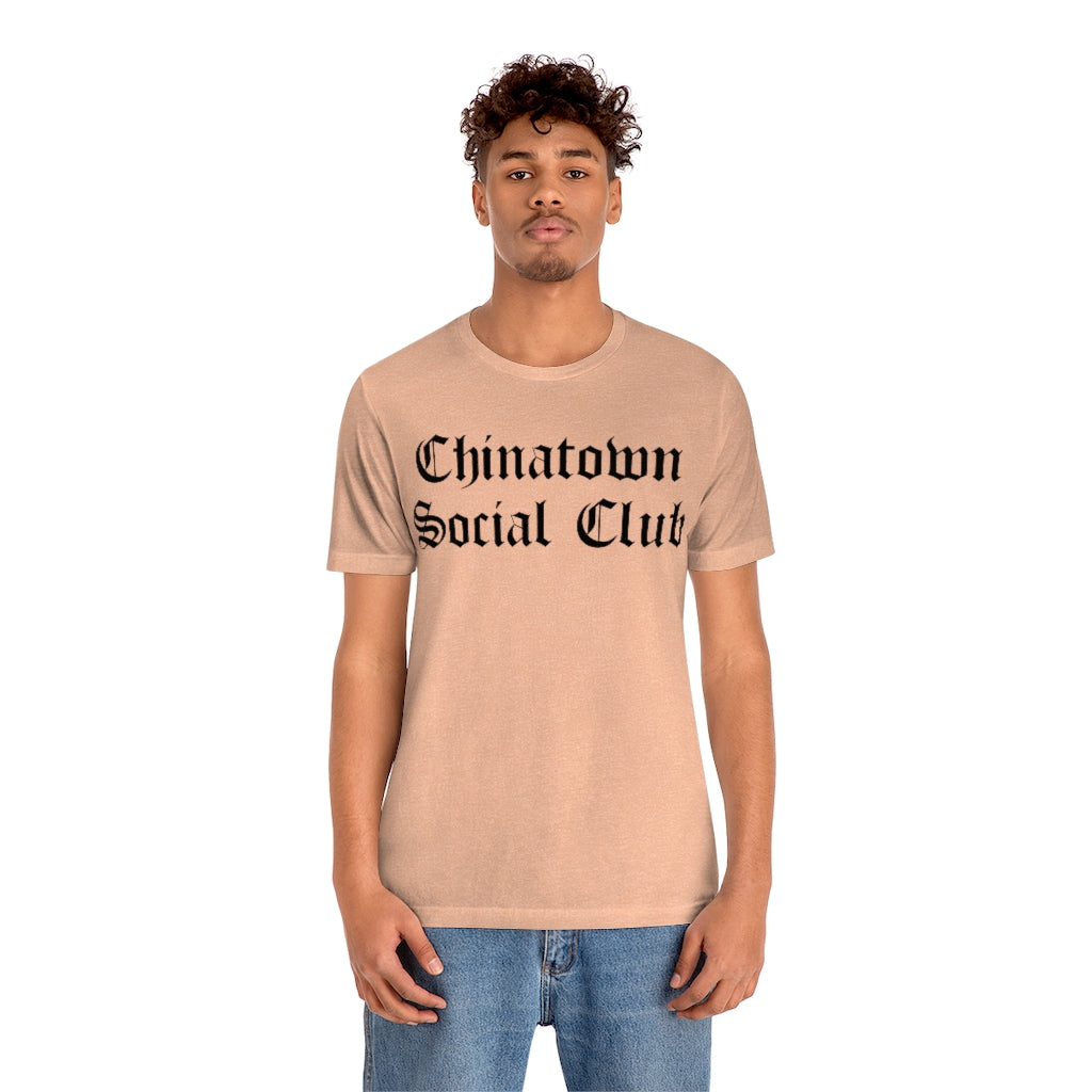 Chinatown Social Club Unisex Jersey Short Sleeve Tee