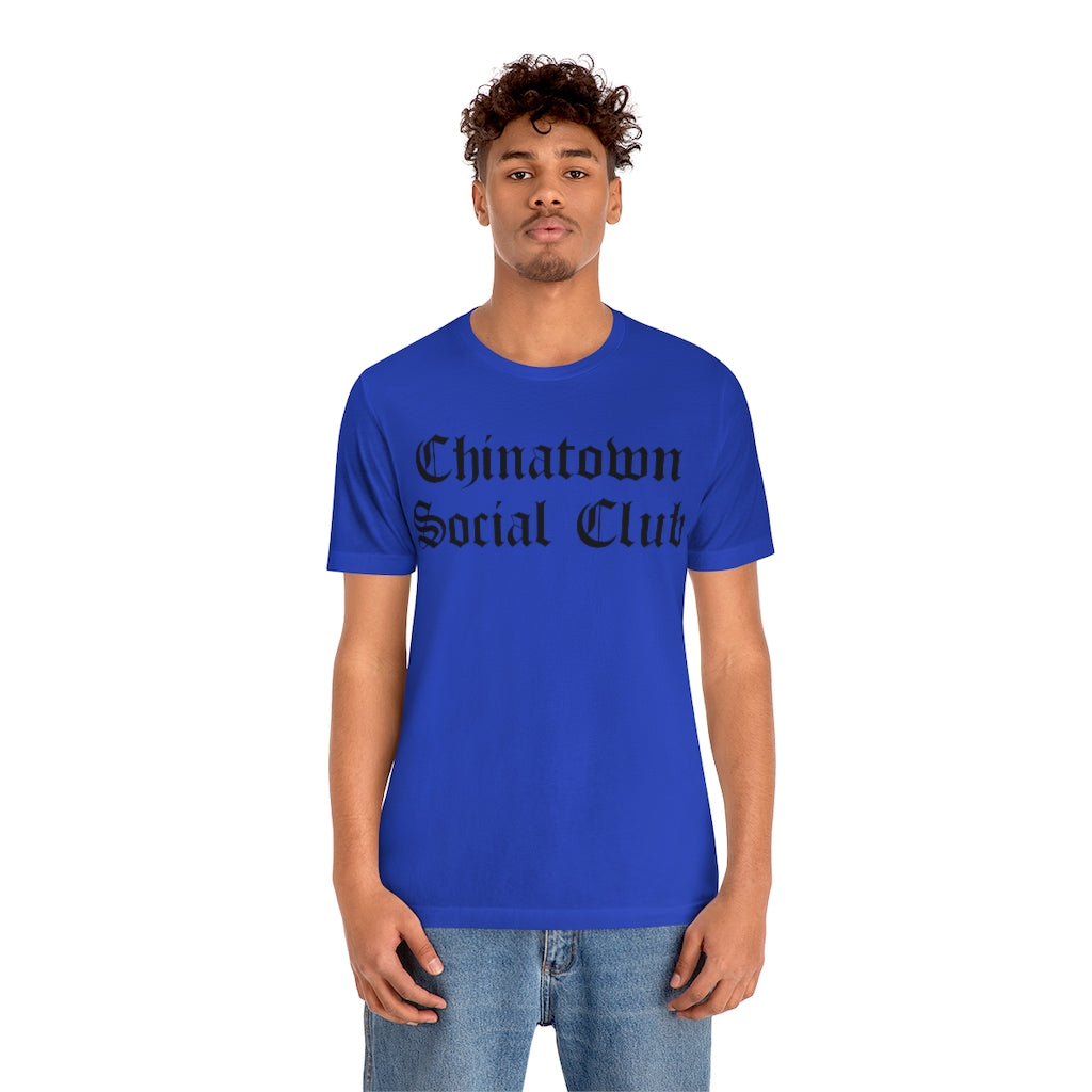 Chinatown Social Club Unisex Jersey Short Sleeve Tee