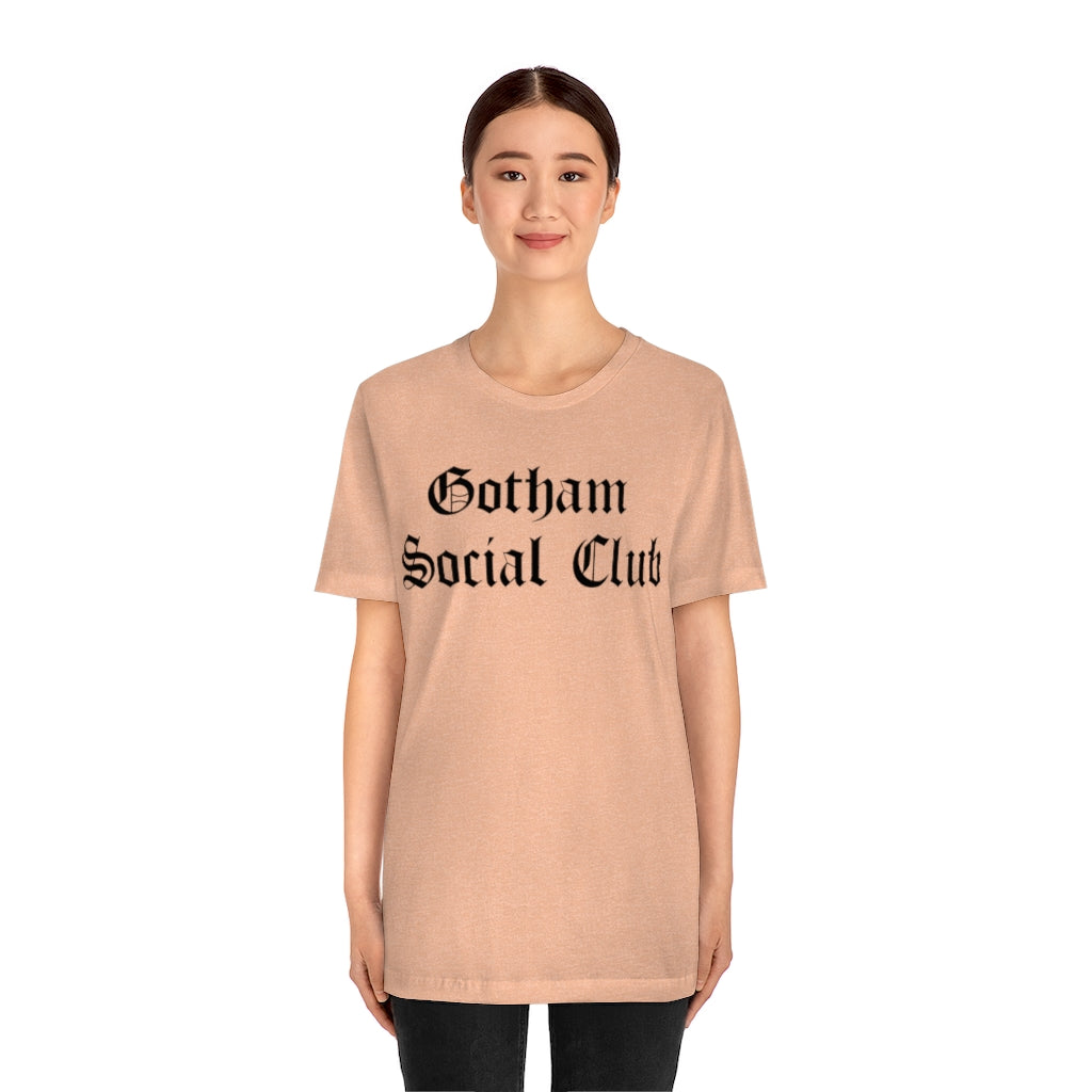 Gotham Social Club Unisex Jersey Short Sleeve Tee