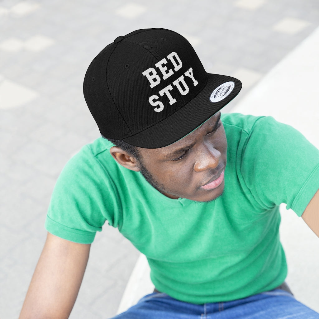 Bed Stuy Unisex Flat Bill Hat