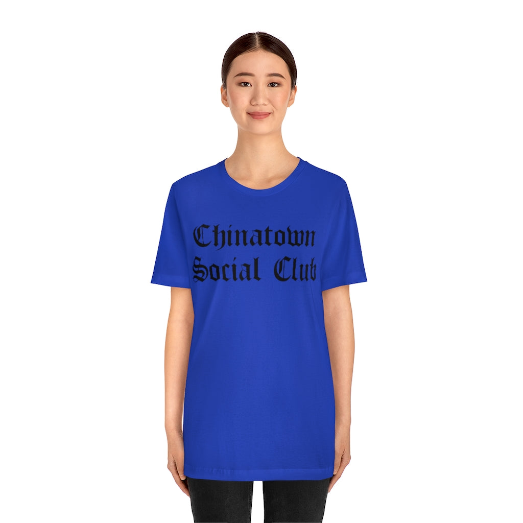 Chinatown Social Club Unisex Jersey Short Sleeve Tee