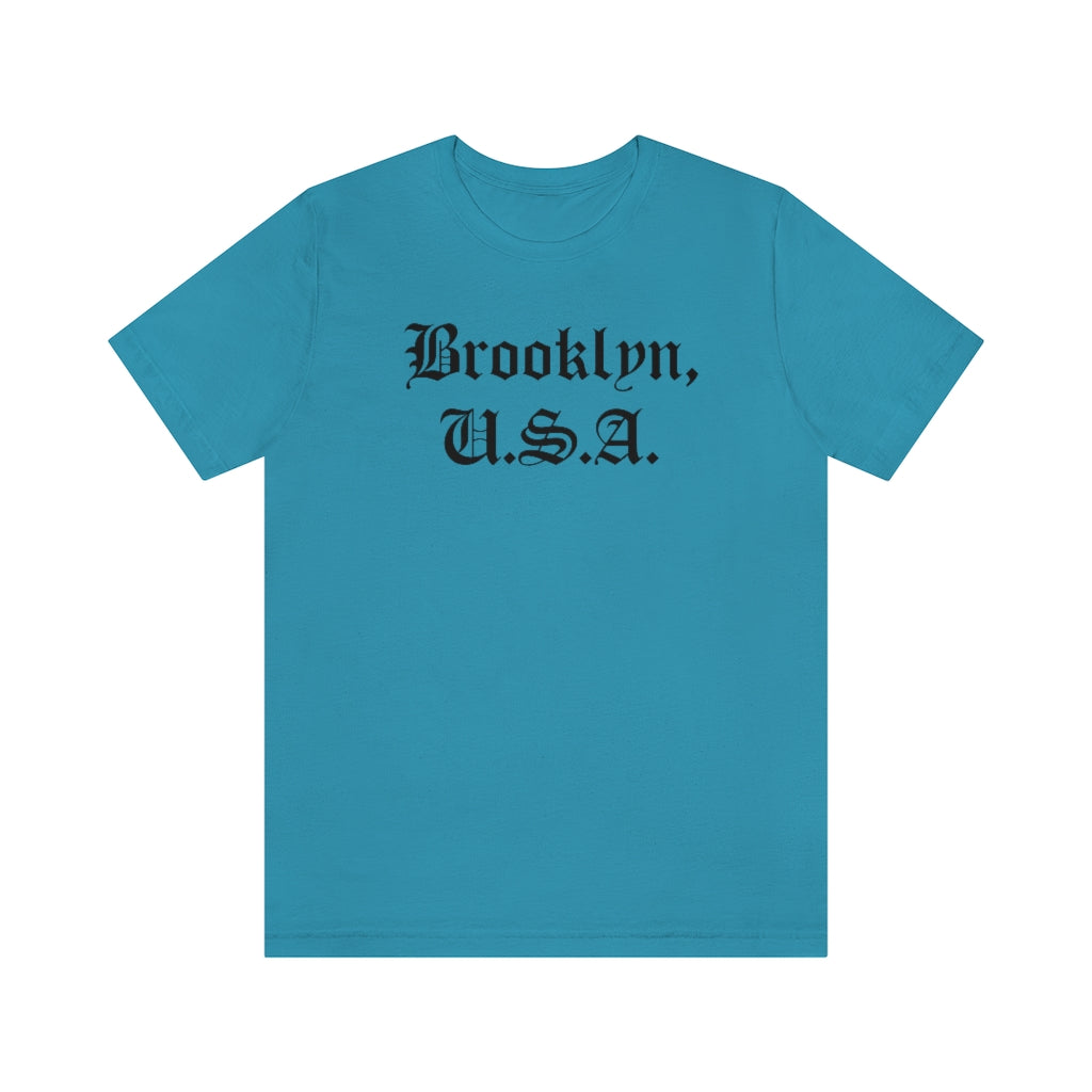 Brooklyn, U.S.A. Unisex Jersey Short Sleeve Tee