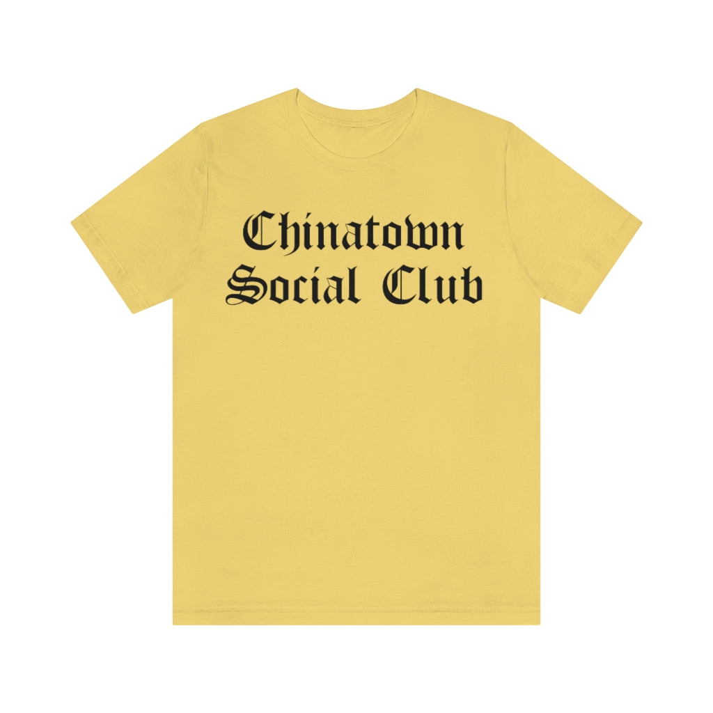 Chinatown Social Club Unisex Jersey Short Sleeve Tee
