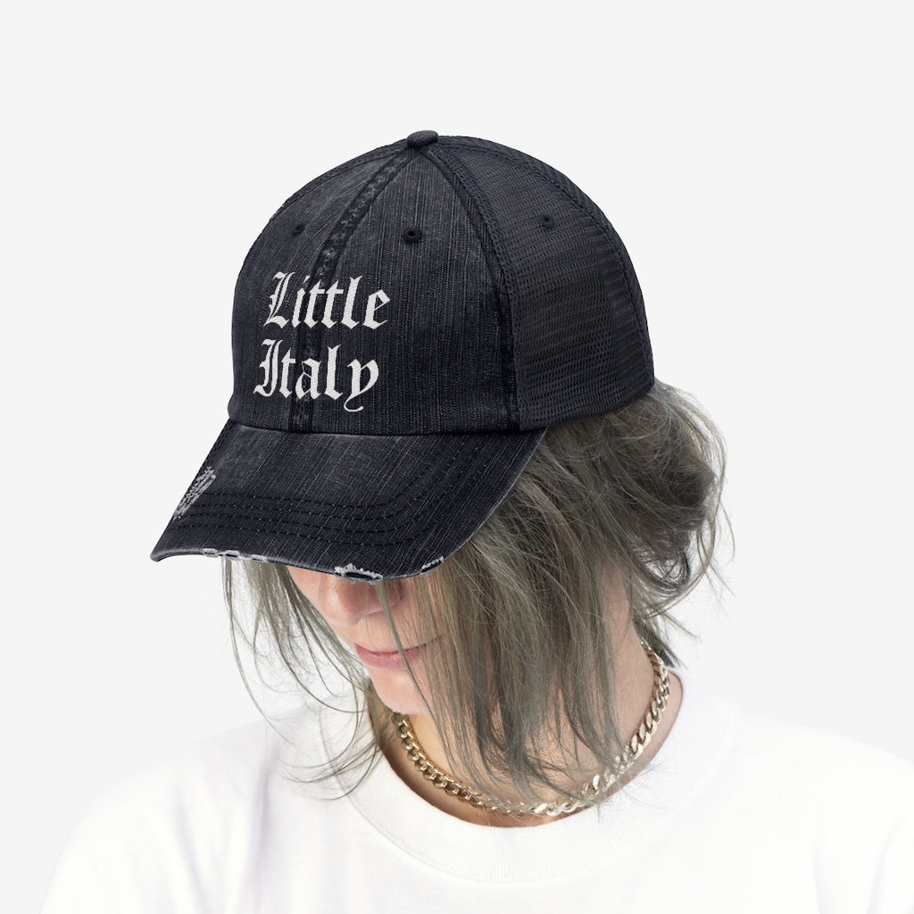Little Italy Gotchic Logo Vintage Look Unisex Trucker Hat